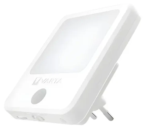 Varta Motion Sensor Plug Light biela / Nočné svetlo do zásuvky / Pohybový senzor / Stmievateľné / 18 lm (18624101401)