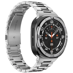 Spigen Bezel Tune (Pilot) strieborná / Ochranný rámček lunety / Samsung Galaxy Watch Ultra 2 47mm (ACS11616)