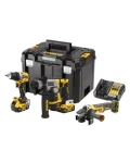 DeWalt DCK355P2T / Aku sada DeWalt DCG405 + DCH172 + DCD800 / 2x Aku 5.0 Ah / 1x Kufor / nabíjačka (DCK355P2T)