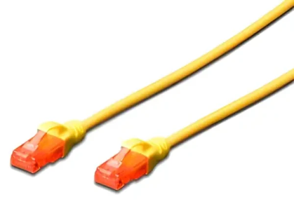 Digitus Ecoline Patch Cable žltý 1m / UTP / CAT 6e / AWG 26/7 (DK-1612-010/Y)