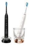 Philips HX9914/57 Sonicare DiamondClean 9000 čierna + biela / Sonická zubná kefka / 2ks / 62.000 kmitov / 4 režimy (HX9914/57)