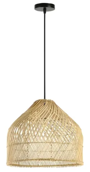 Immax BOHO PELO / Závesné svietidlo / prírodný ratan / D40 cm / E27 (08264L)
