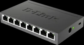 D-Link DGS-108 / Switch / 8- Port / 10/100/1000 Mbps / neriadený / kovové prevedenie