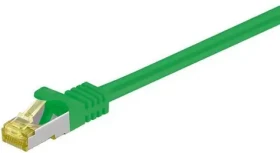 Goobay S/FTP Cat7 zelená / Patch kábel / RJ-45 / 0,25 m / LSZH (91568)
