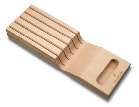 VICTORINOX Vložka na nože do zásuvky bukové drevo / Zásuvková vložka na nože / prázdna (7.7065.1)