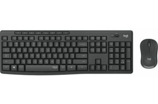 Logitech MK295 Silent DE graphite / Bezdrôtová sada klávesnice a myši / DE verzia (920-009794)