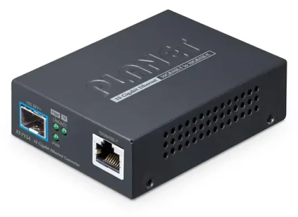 Planet XT-715A / Konvertor / 10GBase-T na 10GBase-X SFP+ / DIN lišta (XT-715A)