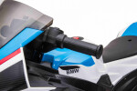 Mamido Mamido Detská elektrická motorka BMW HP4 2x45W | EKO koža modrá