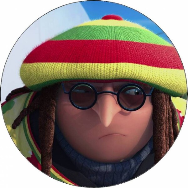 Jedlý papier Ja, padouch Gru jamajčan 19,5 cm - Pictu Hap - Pictu Hap