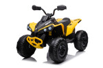 Mamido Mamido Detská elektrická štvorkolka Can-Am Renegade | R/C | 180W | 4x4 | 12V14Ah | EVA žlté