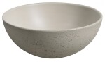 SAPHO - MINOR betónové umývadlo na dosku, priemer 26cm, piesková mat MR26014