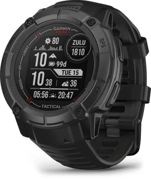 Garmin Instinct 2X Solar (Tactical Edition) 50mm čierna / múdre hodinky / GPS / BT / 10 ATM / solárne dobíjanie (010-02805-03)