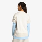 Tričko adidas Loose Layered Long Sleeve T-Shirt Off White S