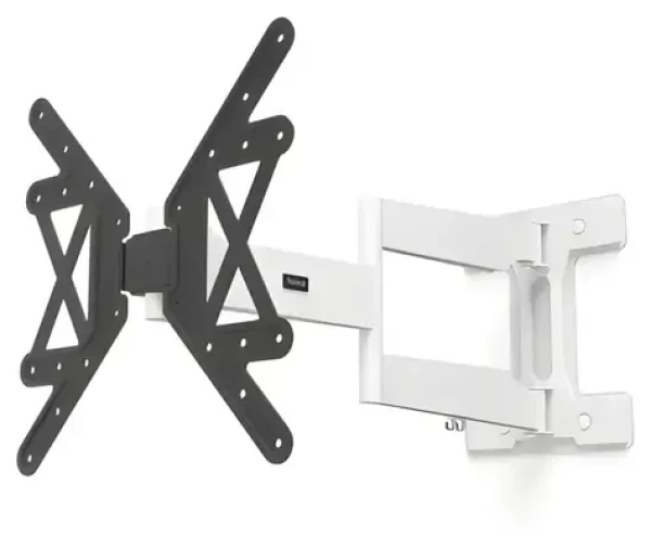 HAMA Ultraslim čierno-biela / Nástenný držiak TV / pohyblivý / predĺžený / VESA 400x400 / 32-65" / 50 kg