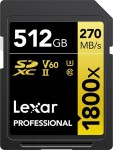 Lexar Lexar SDXC 512GB Professional 1800x UHS-II U3 ( 180/270 MB/s )