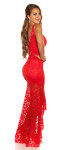 Red-Carpet-Look! Sexy Koucla evening dress laces red