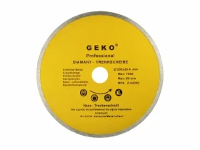 GEKO G00249 / Rezný kotúč diamantový celoobvodový / 200 x 8 x 25.4 mm (G00249)