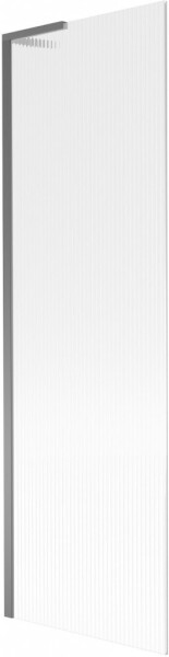 MEXEN/S - Next L vaňová zástena FIX 60 x 150, prúžky, grafit metal 895-060-000-03-09-95