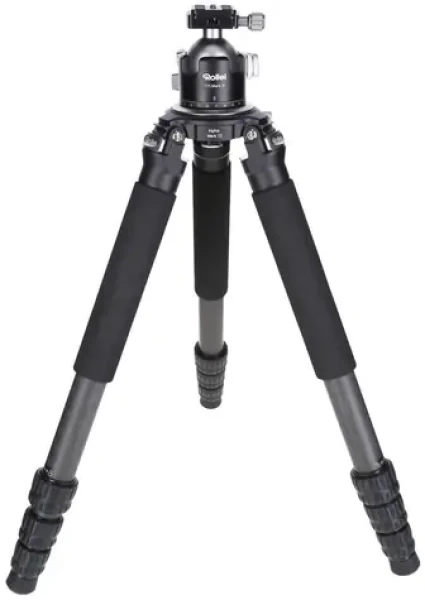 Rollei Statív Rock SOLID Tripod Alpha Mark III / Záťaž 30kg / Vytiahnutý 167.5cm (22965)