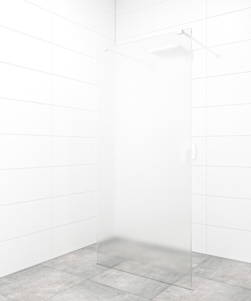 Sprchová zástena Walk-in 110 cm SAT vo farbe profilu biela SATBWI110MSZAVB SATBWI110MSZAVB