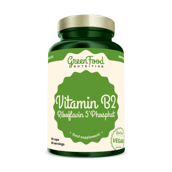 GreenFood Nutrition vit B2 Ribofl Phosphat 60cps
