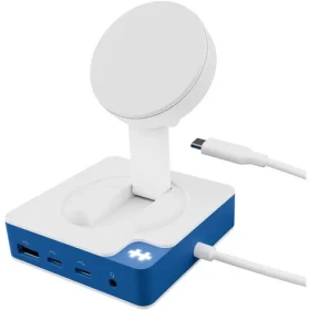 Targus HyperDrive Flex 5 Port USB-C Hub s Qi nabíjačkou / HDMI / USB / USB-C 100 W PD / 3.5 mm jack / SD (HD8100BUGL)