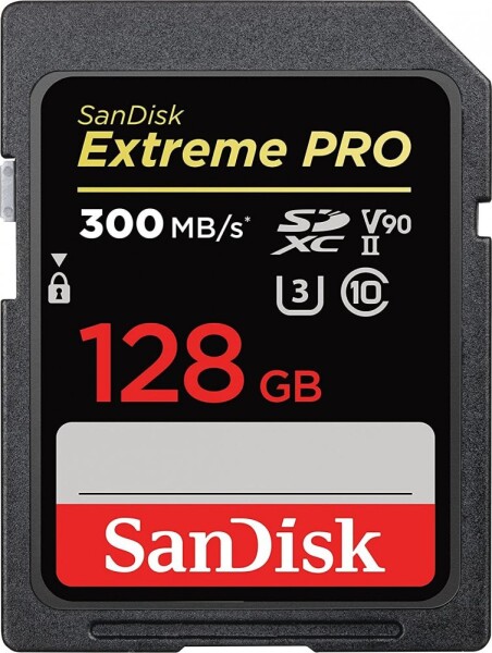 SanDisk Extreme PRO SDXC Class 10 (​SDSDXDK-128G-GN4IN)