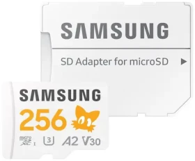Samsung PRO PLUS Sonic the Hedgehog microSDXC 256GB + SD adaptér / UHS-1 / Class 10 / U3 / Čítanie: 180MBps / Zápis: 130MBps (MB-MD256SA/LC1)