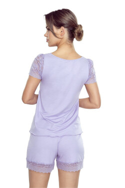 PYŽAMO BEVERLY PLUS FIALOVÁ/LÍSKOVÁ 3xl