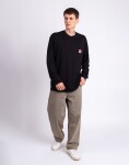 Carhartt WIP L/S Pocket Heart T-Shirt Black/Red S