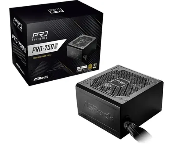 ASRock PRO-750G / ATX / 750W / 80 PLUS Gold / 120mm (90-UXR075-GNEAA2)