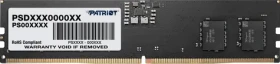 Patriot Signature 8GB 4800MHz čierna / DDR5 / CL40 / On-DieECC / Unbuffered / 1.1V (PSD58G480041)