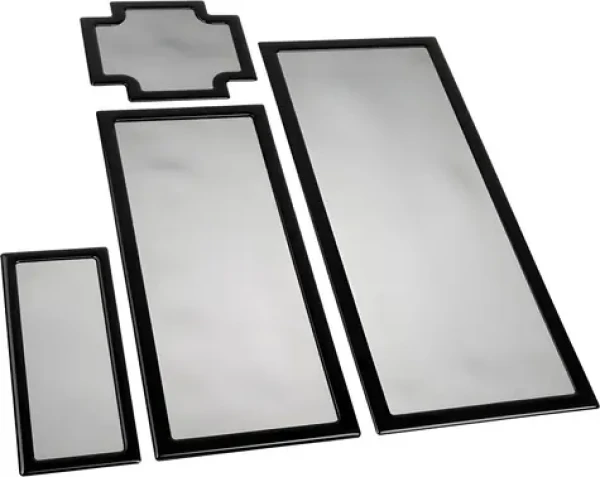 DEMCiflex Dark Base Pro 900 čierna / Sada prachových filtrov / Magnetické (DF0868)