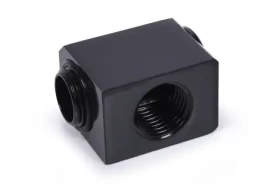 Alphacool Low Profile Adaptér 90° G1/4 AG na G1/4 IG čierna/otočný (17578)