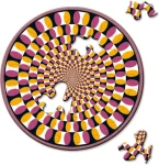 CURIOSI Okrúhle puzzle Picoli: Hojdačka