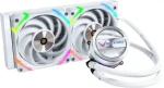 Valkyrie VK-AIODR240W biela / AIO vodný chladič CPU / 2x 120 mm / 29dB / AMD + Intel (VK-AIODR240W)