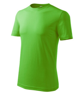 Klasické nové pánske tričko apple green S