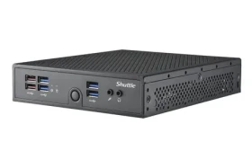 Shuttle XPC slim DS50U5 čierna / IntelCore i5-1335U 1.3GHz / 2xDDR5 / 1xSATA / 2x M.2 / 2xGLAN / Bez OS (DS50U5)