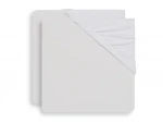 Jollein Prestieradlo napínacie 40/50 x 80/90 cm 2 ks biela (2511-501-00001)