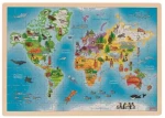GOKI Drevené puzzle Náš svet