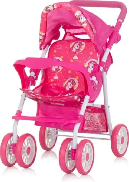 CHIPOLINO Športový kočík pre bábiky Dolly Unicorns