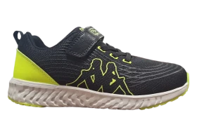 Kappa 95K0043004 Detské tenisky black / lime 30