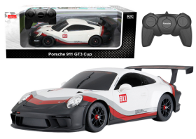 RASTAR Auto na diaľkové ovládanie R/C Porsche 911 GT3 1:18 Rastar biele