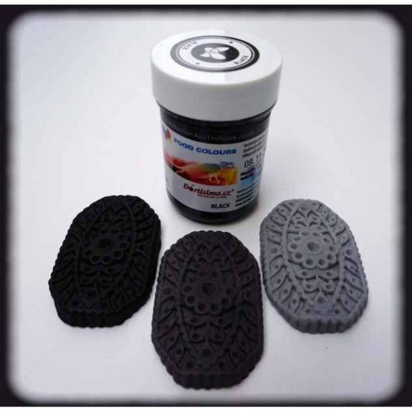 Gélová farba (Black) čierna 35 g - Food Colours - Food Colours