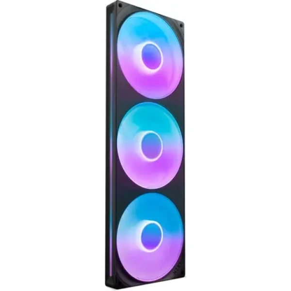 NZXT F420 RGB Core single frame fan unit biela / Ventilátor / 3x 140mm / Fluid Dynamic Bearing / 34.5 dB @ 2000 RPM (RF-U42HF-B1)