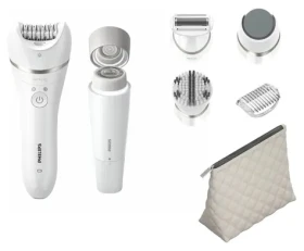 Philips Series 9000 BRE770/92 biela / Epilátor / holiaci strojček / pedikúra / mokré a suché holenie (BRE770/92)
