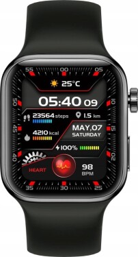 Yaxo Smartwatch YAXO Tampa Titanium Black one size