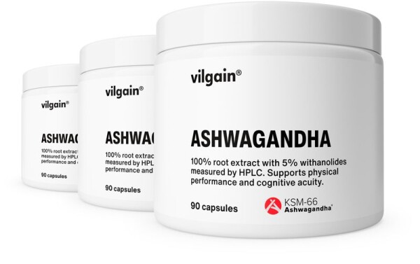 Vilgain Ashwagandha – 3× 90 kapsúl