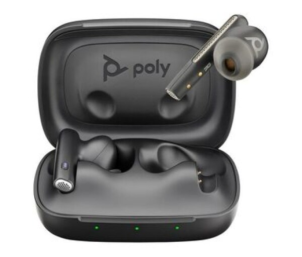 Poly Voyager Free 60 (USB-C adaptér) (MS Teams) čierna / Bezdrôtová náhlavná súprava / mikrofón / ANC / Bluetooth (7Y8L8AA)