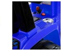 Mamido Detský elektrický traktor Power s radlicou modrý